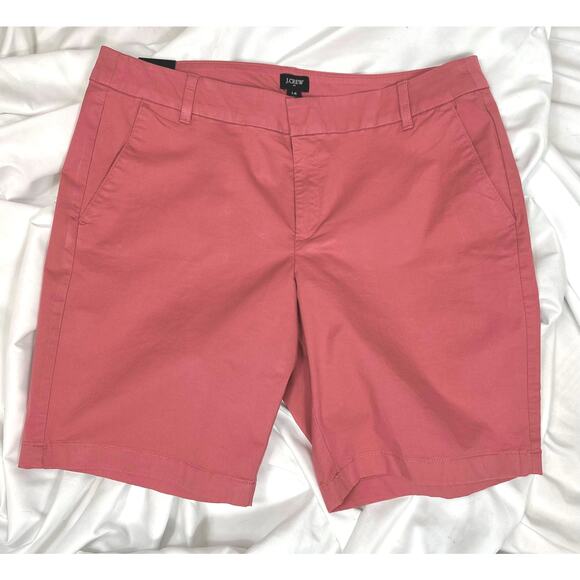Re-Imagined by J Crew Classic Twill Chino Shorts Salmon 14 - Picture 6 of 14